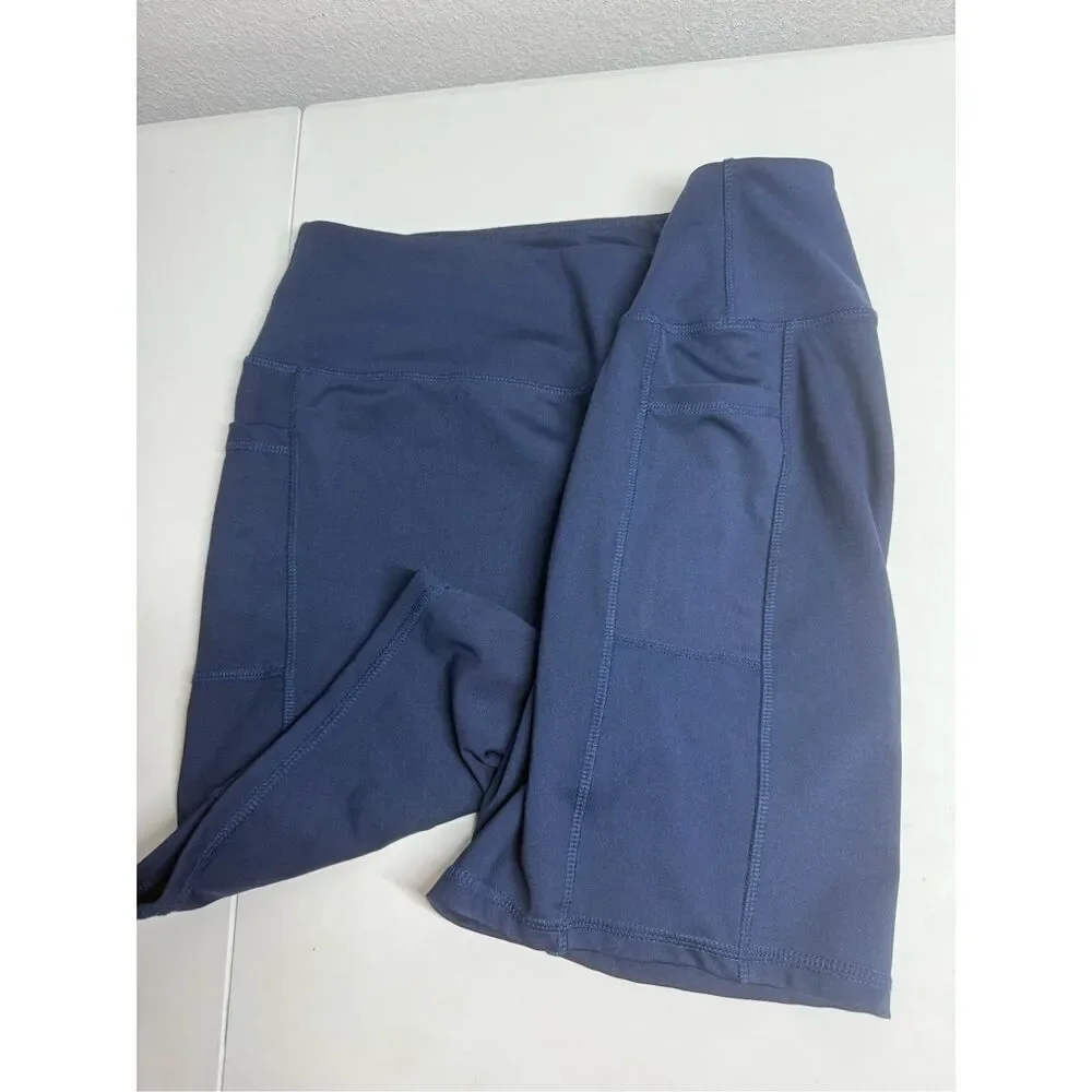 X Game Time Women’s Active Shorts Quick Dry Navy Blue Size 1X